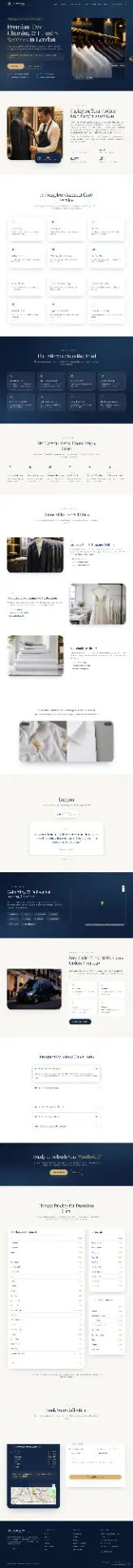 Lewisham Way Dry Cleaning and Laundry London website built by MADSID Creations
